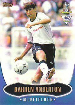 Darren Anderton Tottenham Hotspur 2003 Topps Premier Gold #T3